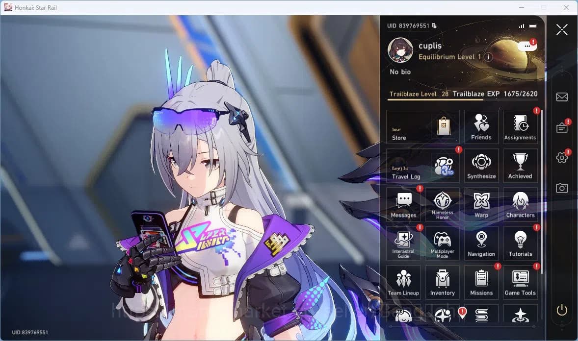 Honkai Star Rail Accounts ASIA | TL 28 | 6 LIMIT | SILVER WOLF999 E1 SIGN | image 1