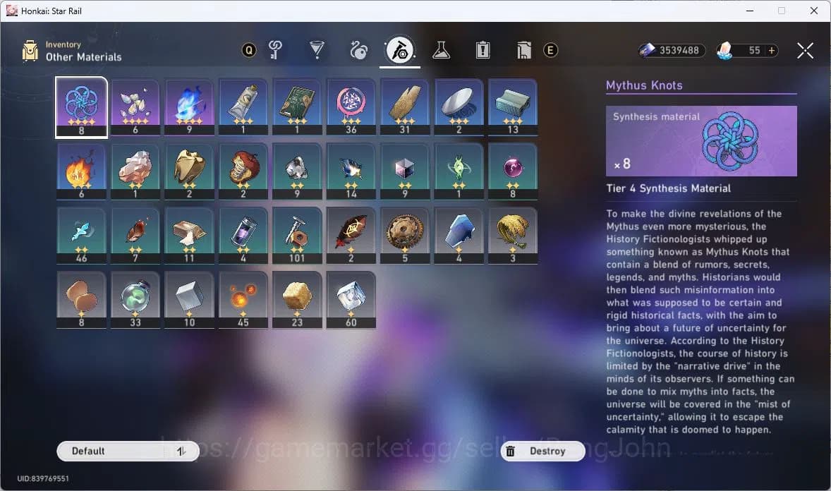 Honkai Star Rail Accounts ASIA | TL 28 | 6 LIMIT | SILVER WOLF999 E1 SIGN | image 10