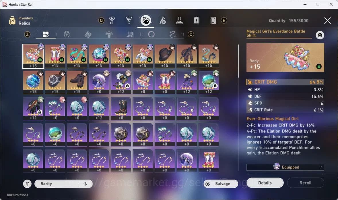 Honkai Star Rail Accounts ASIA | TL 28 | 6 LIMIT | SILVER WOLF999 E1 SIGN | image 9