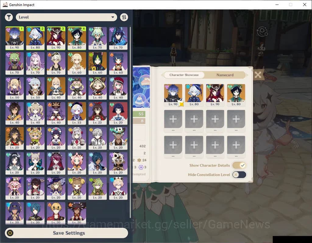 Genshin Impact Accounts ASIA|AR 55|4 Limited+1(*5Weapon)|Flins,Furina,Chas image 1