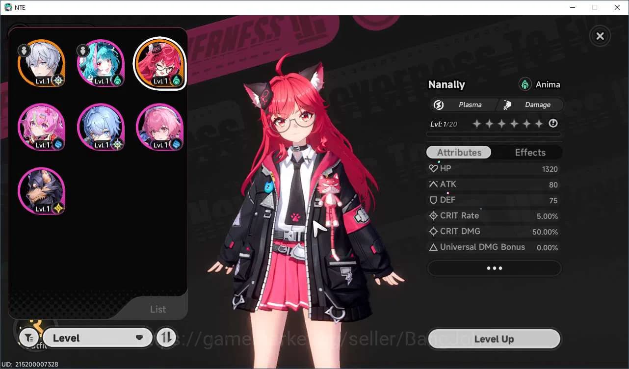 Neverness to Everness Accounts EUROPE | Starter Lv 3 | 1 SSR (Nanally+A1) + 5 SR image 2