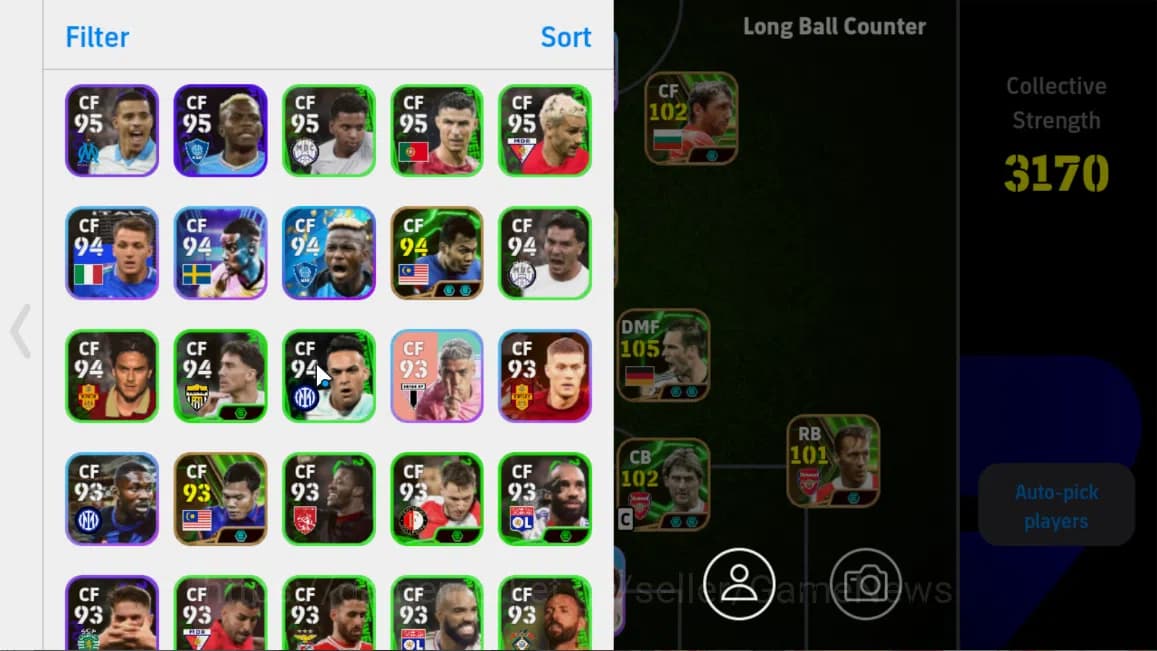 eFootball Accounts Mobile|EdenHazard(PhenomenalPass),Michael Olise(Bl image 3