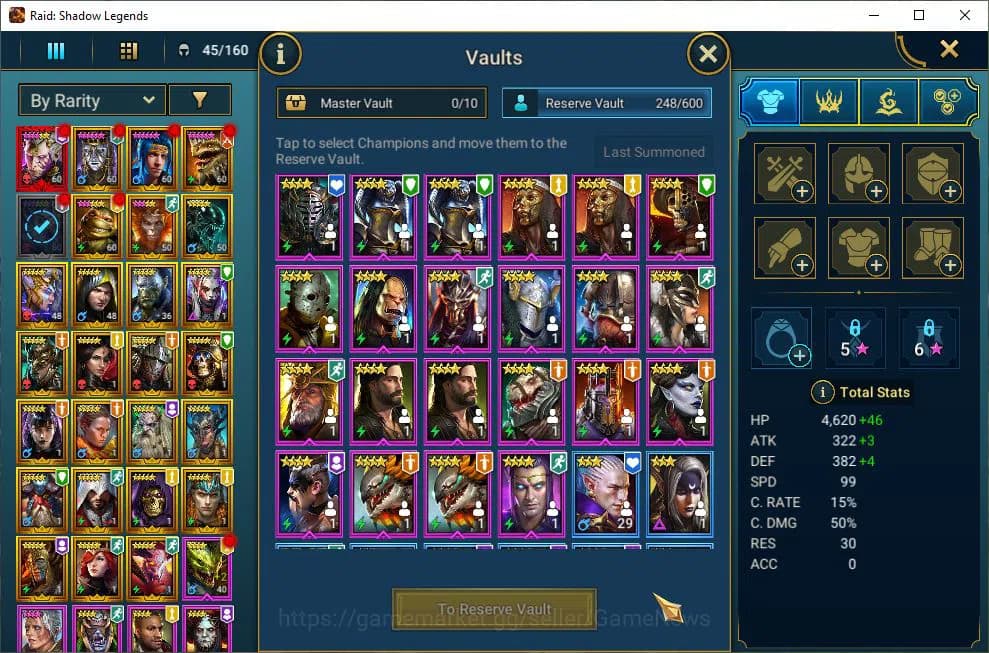 Raid: Shadow Legends Accounts Lv37 644K Power|1 Mythic(Galathir)|26 Legend(Queen image 20