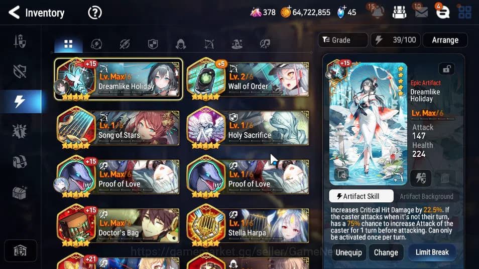 Epic Seven Accounts GLOBAL Unverif|New Era|8 ML(BArunka,BSHwayoung,Har image 11