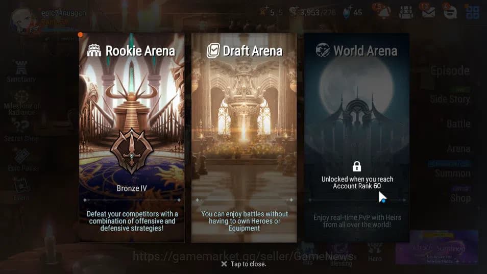 Epic Seven Accounts GLOBAL Unverif|New Era|8 ML(BArunka,BSHwayoung,Har image 18