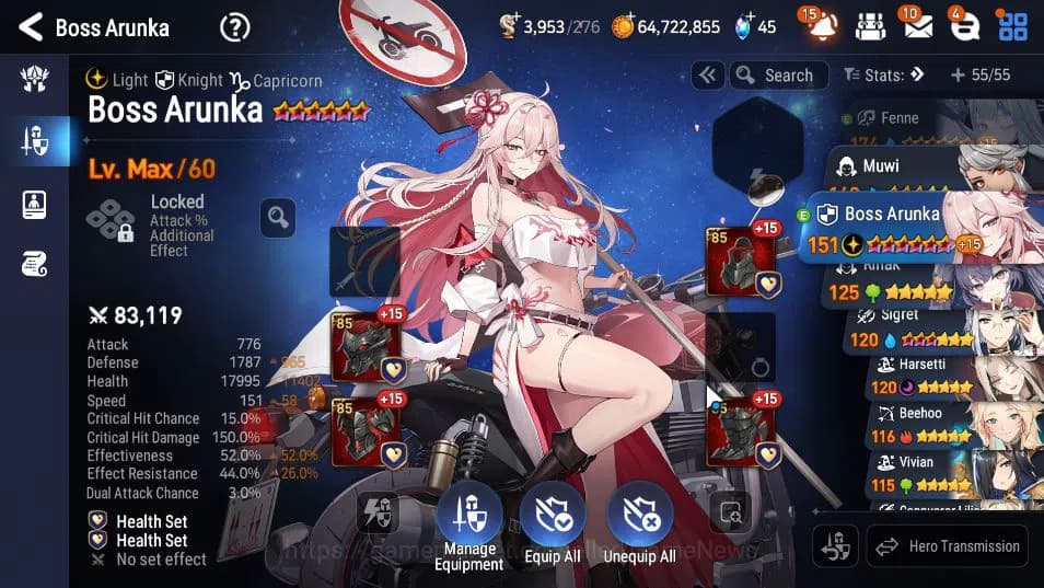 Epic Seven Accounts GLOBAL Unverif|New Era|8 ML(BArunka,BSHwayoung,Har image 4