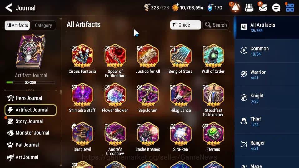 Epic Seven Accounts GLOBAL UNVERIF|New Era|3 ML(EIlynav, PC Flan, HLua image 18