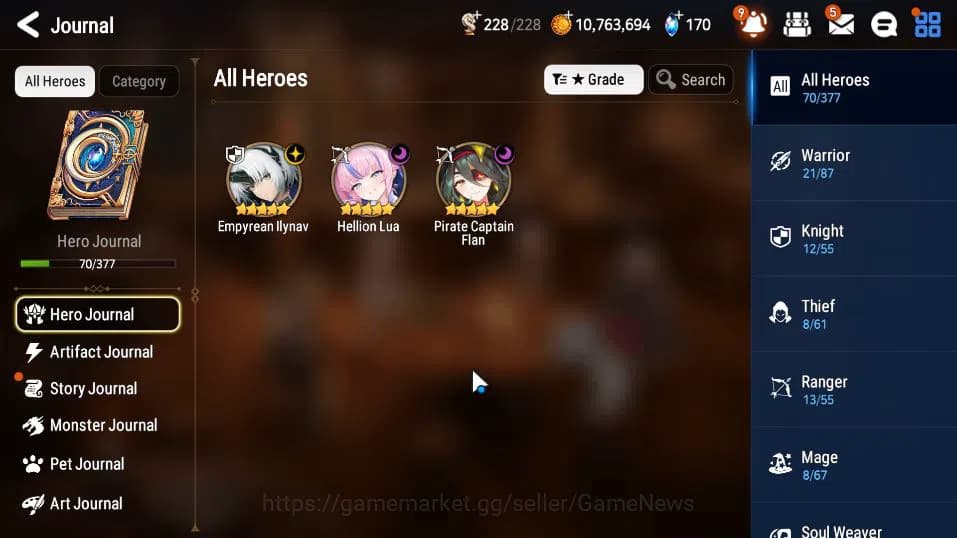 Epic Seven Accounts GLOBAL UNVERIF|New Era|3 ML(EIlynav, PC Flan, HLua image 20