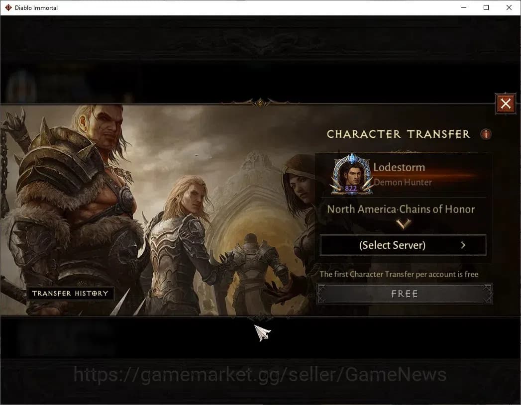 Diablo Immortal Accounts NA-Chain Of Honor |CS ON |Lv60(822) Demon Hunter | image 2