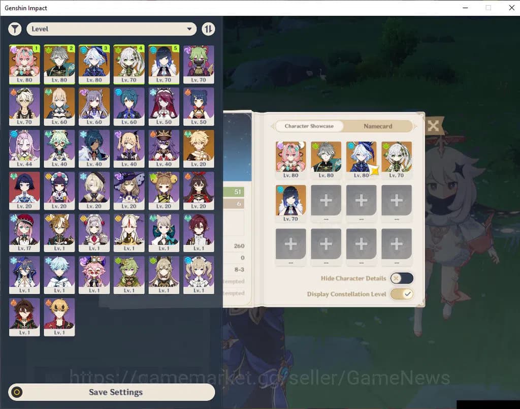 Genshin Impact Accounts ASIA|AR 51|5 Limited +2(*5Weapon)|Nahida,Furina,Ye image 1