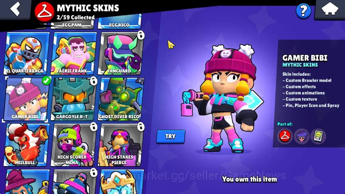 Brawl Stars Accounts 11233 Trophy|140 Gem|38 Brawler 7 MAX Lvl 3 Myth: image 14