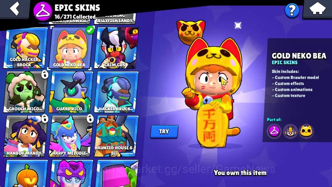 Brawl Stars Accounts 11233 Trophy|140 Gem|38 Brawler 7 MAX Lvl 3 Myth: image 16