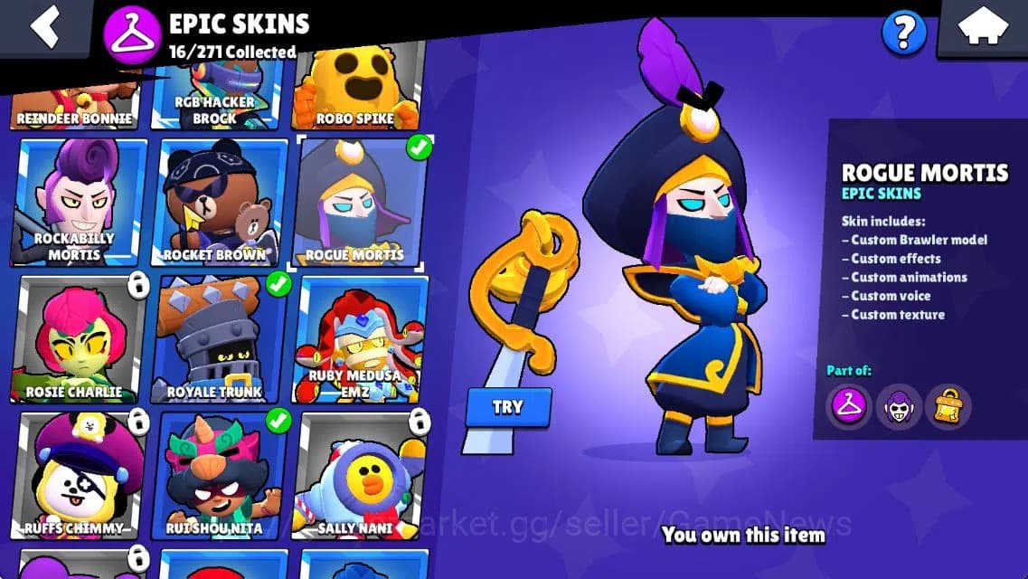 Brawl Stars Accounts 11233 Trophy|140 Gem|38 Brawler 7 MAX Lvl 3 Myth: image 17