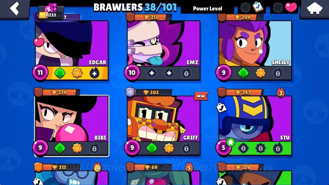Brawl Stars Accounts 11233 Trophy|140 Gem|38 Brawler 7 MAX Lvl 3 Myth: image 6