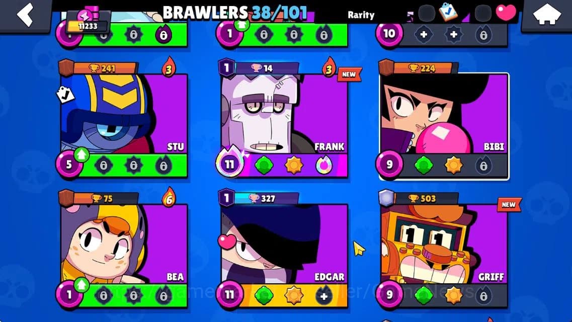 Brawl Stars Accounts 11233 Trophy|140 Gem|38 Brawler 7 MAX Lvl 3 Myth: image 9