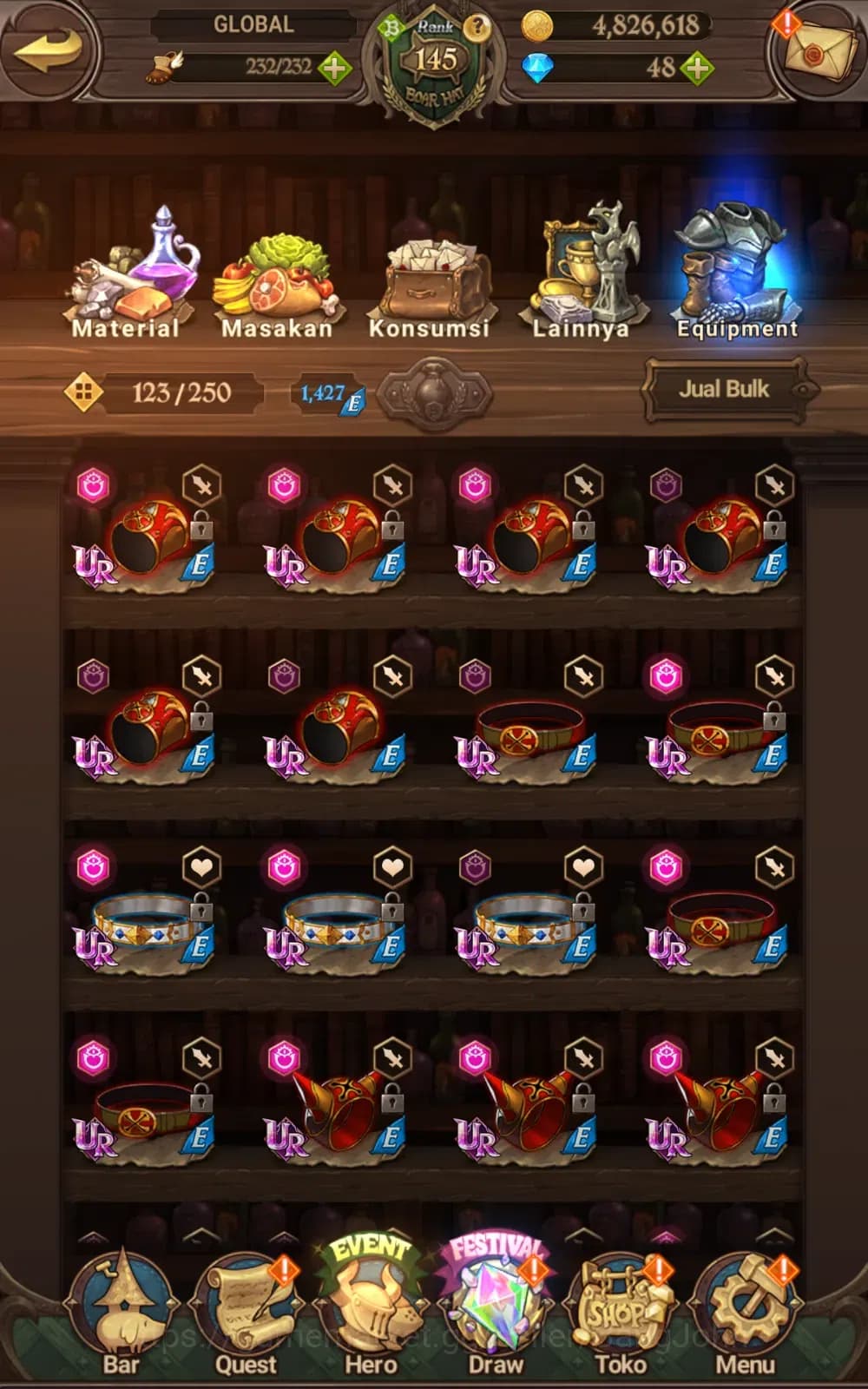 The Seven Deadly Sins: Grand Cross Accounts GLOBAL | 8M CC | 6 LR , 14 UR , 14 Collab | cek SS image 7