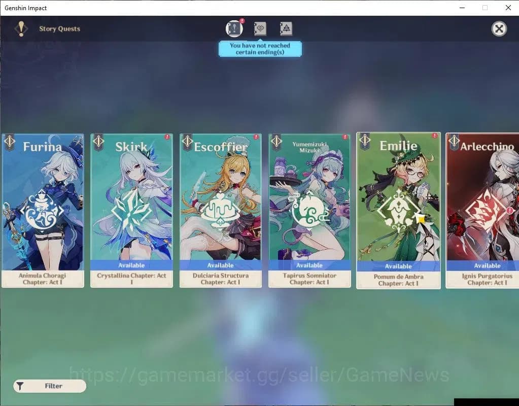 Genshin Impact Accounts ASIA|AR 56|Mavuika PremTeam|9 Limit+3(*5WeP)|Xilon image 13