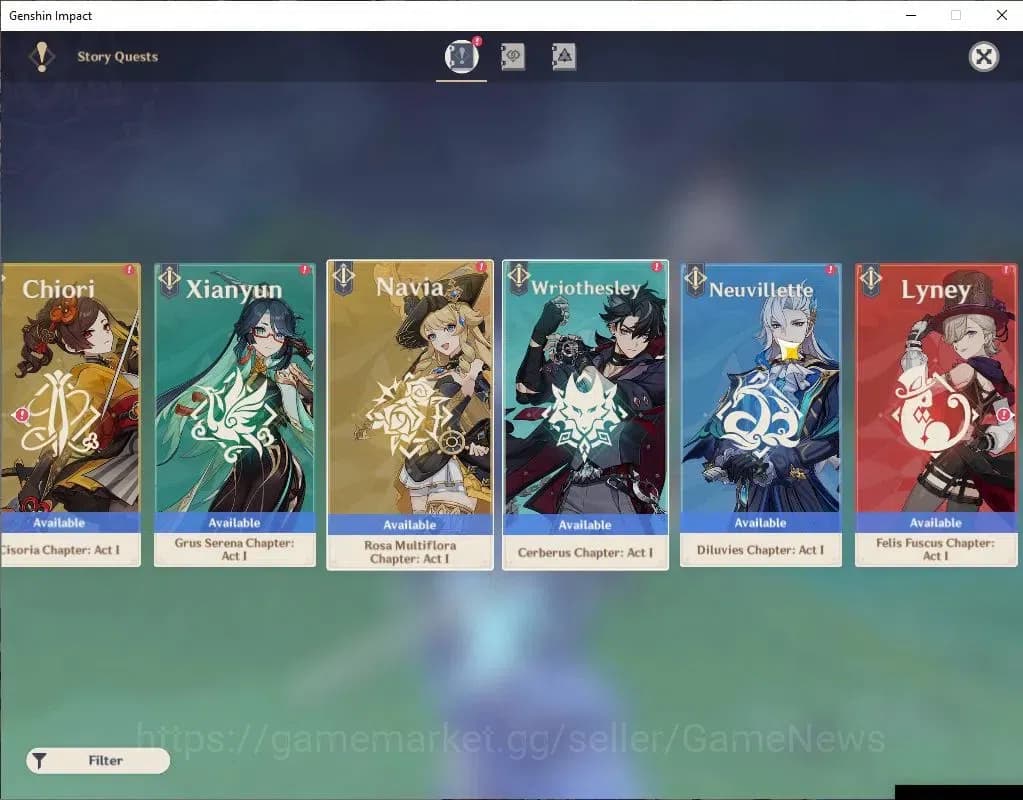 Genshin Impact Accounts ASIA|AR 56|Mavuika PremTeam|9 Limit+3(*5WeP)|Xilon image 14