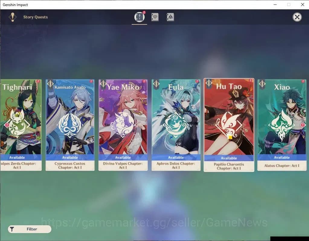 Genshin Impact Accounts ASIA|AR 56|Mavuika PremTeam|9 Limit+3(*5WeP)|Xilon image 16