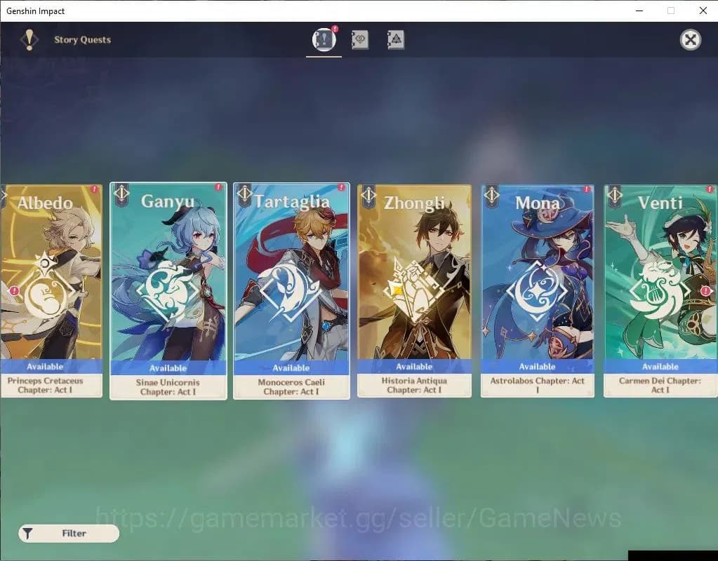 Genshin Impact Accounts ASIA|AR 56|Mavuika PremTeam|9 Limit+3(*5WeP)|Xilon image 17