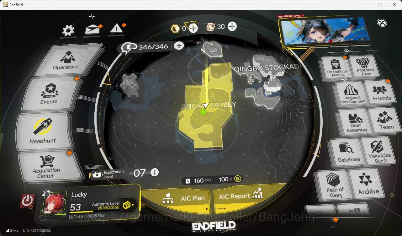Arknights: Endfield Accounts ASIA | lv 53 LAEVATAIN, GILBERTA, YVONN, Ardelia, image 1