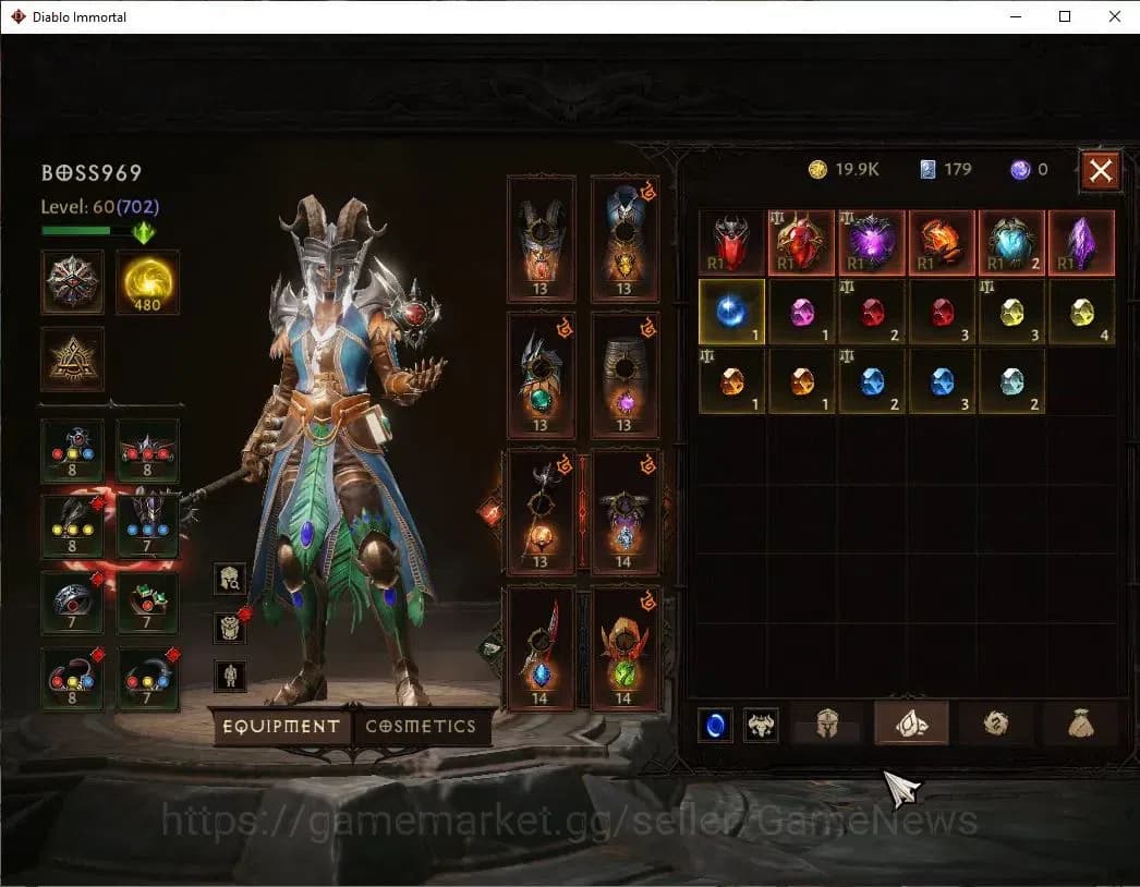 Diablo Immortal Accounts SEA-Verathiel|CS ON|Lv60(702)|Wizard|CR 40K|Reso 4 image 7