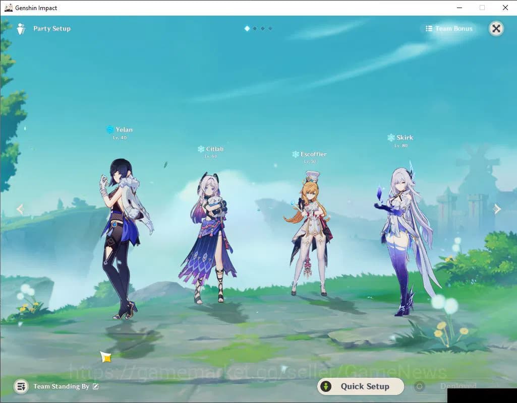 Genshin Impact Accounts ASIA |AR 45|PremTeam[Skirk,Escoffier,Citlali,Yelan image 10