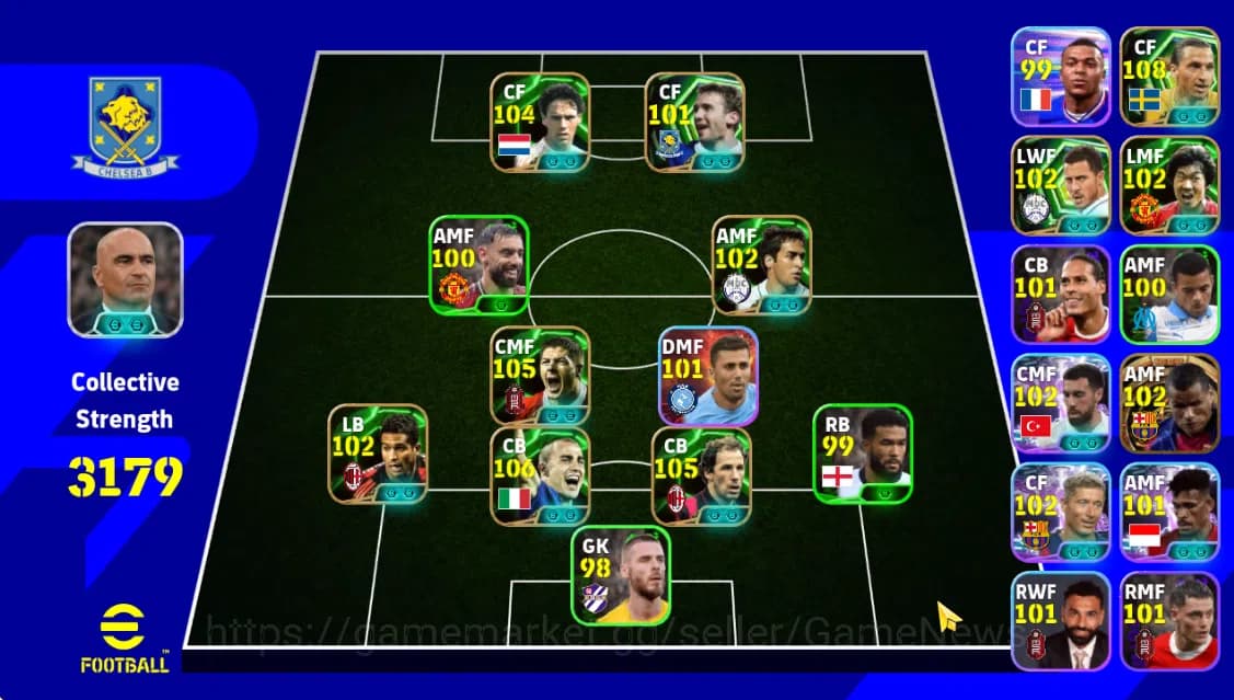 eFootball Accounts Mobile|Big time Rivaldo,Steven Gerard(Fortress),Zl image 1