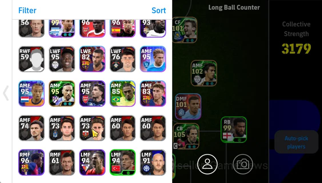 eFootball Accounts Mobile|Big time Rivaldo,Steven Gerard(Fortress),Zl image 3