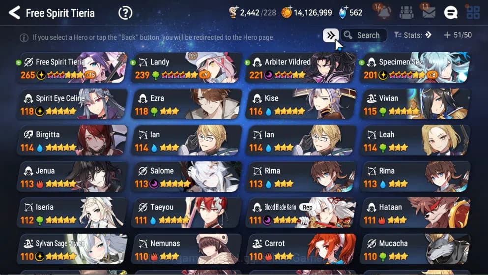 Epic Seven Accounts ASIA Unverif|NewEra|6 ML(Salome,SSez, SS Vivian,et image 2