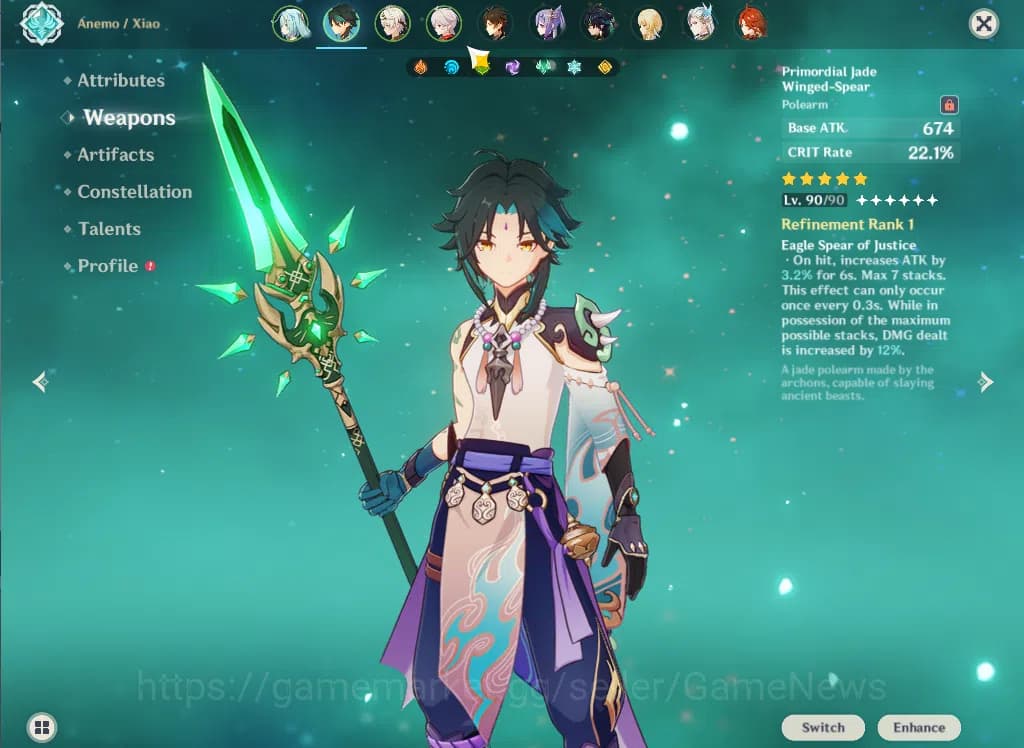 Genshin Impact Accounts ASIA|AR58|11 Limited +8(*5Weapon)|XiaoC1+Sign,Colu image 5