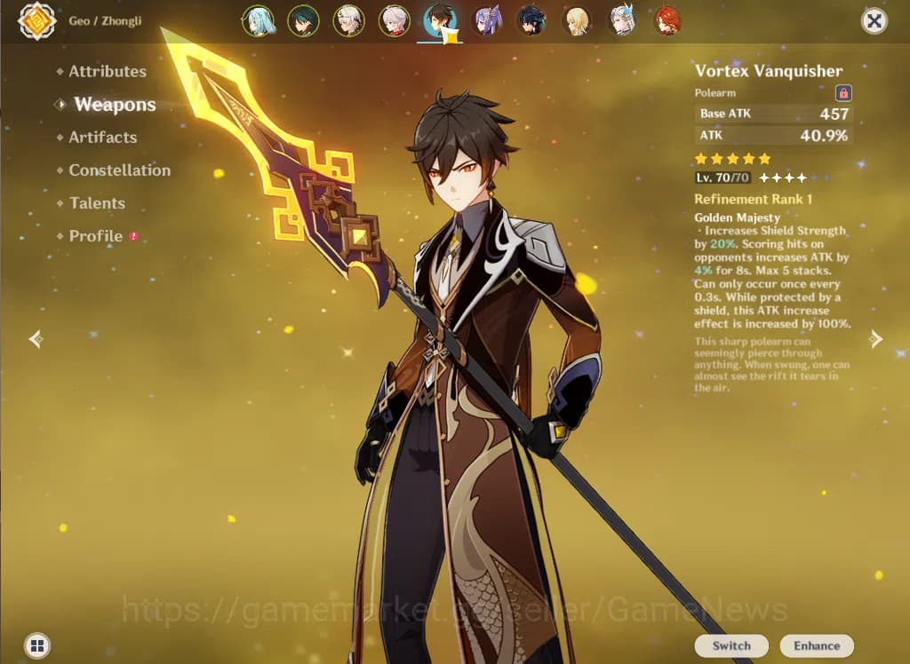 Genshin Impact Accounts ASIA|AR58|11 Limited +8(*5Weapon)|XiaoC1+Sign,Colu image 7