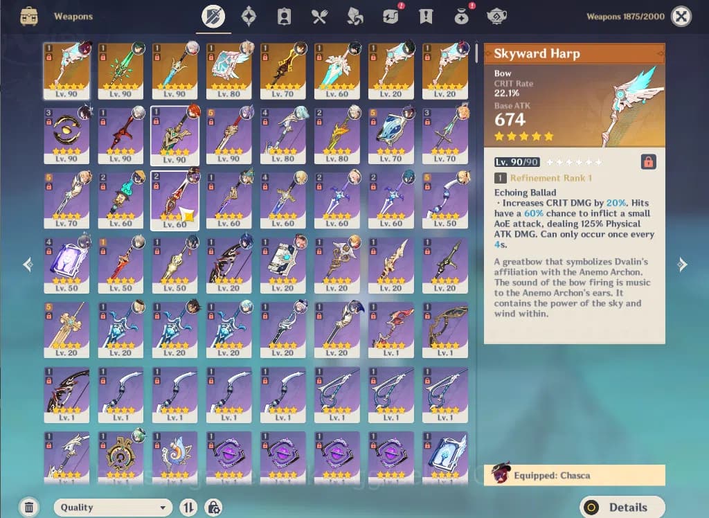 Genshin Impact Accounts ASIA|AR58|11 Limited +8(*5Weapon)|XiaoC1+Sign,Colu image 8