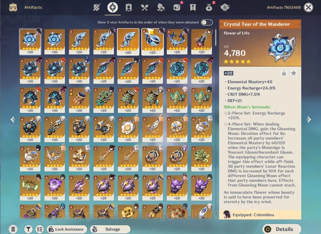 Genshin Impact Accounts ASIA|AR58|11 Limited +8(*5Weapon)|XiaoC1+Sign,Colu image 9