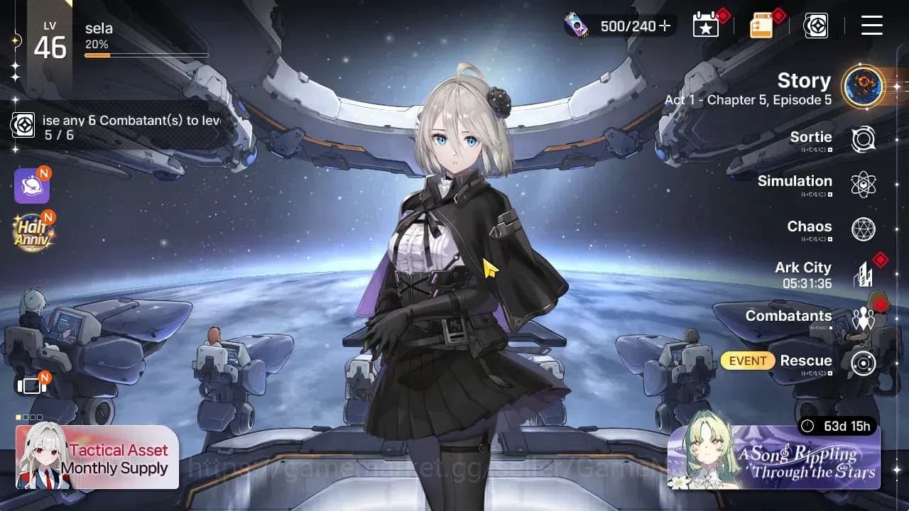 Chaos Zero Nightmare Accounts GLOBAL Lv46|9 SSR[Heidemarie+Sign,Diana,CizuruM1,K image 1