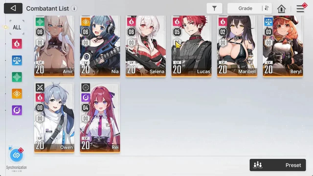 Chaos Zero Nightmare Accounts GLOBAL Lv46|9 SSR[Heidemarie+Sign,Diana,CizuruM1,K image 5