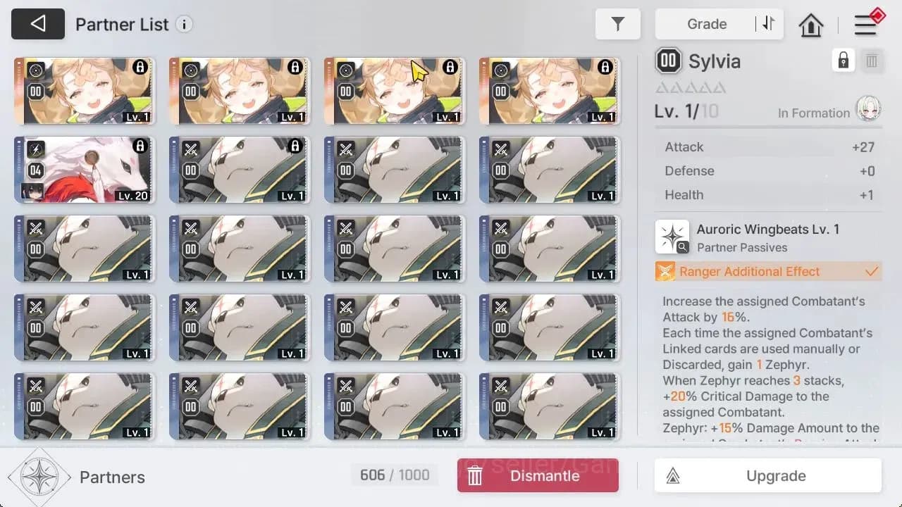 Chaos Zero Nightmare Accounts GLOBAL Lv46|9 SSR[Heidemarie+Sign,Diana,CizuruM1,K image 7