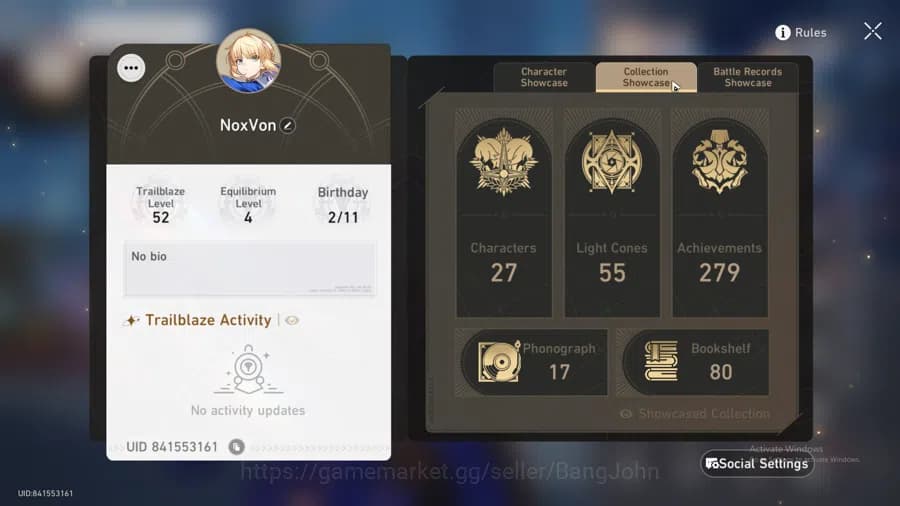 Honkai Star Rail Accounts Asia|TL 52|6 Limited|Cyrene,Saber,Kafka,DanHengPT, image 3