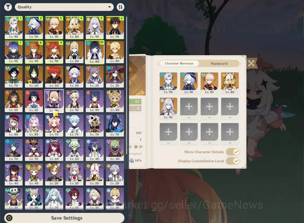 Genshin Impact Accounts ASIA|AR 57|10 Limited +6(*5Wep)|(Neuvilette,Zhongl image 1