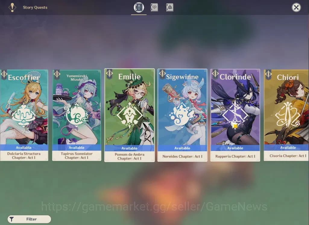 Genshin Impact Accounts ASIA|AR 57|10 Limited +6(*5Wep)|(Neuvilette,Zhongl image 14