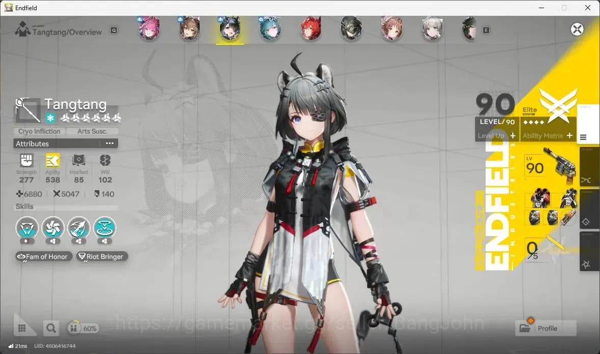Arknights: Endfield Accounts ASIA|Lv 59|5Limited+5Sign|(Yvonne,Gilberta,Tangtan image 5