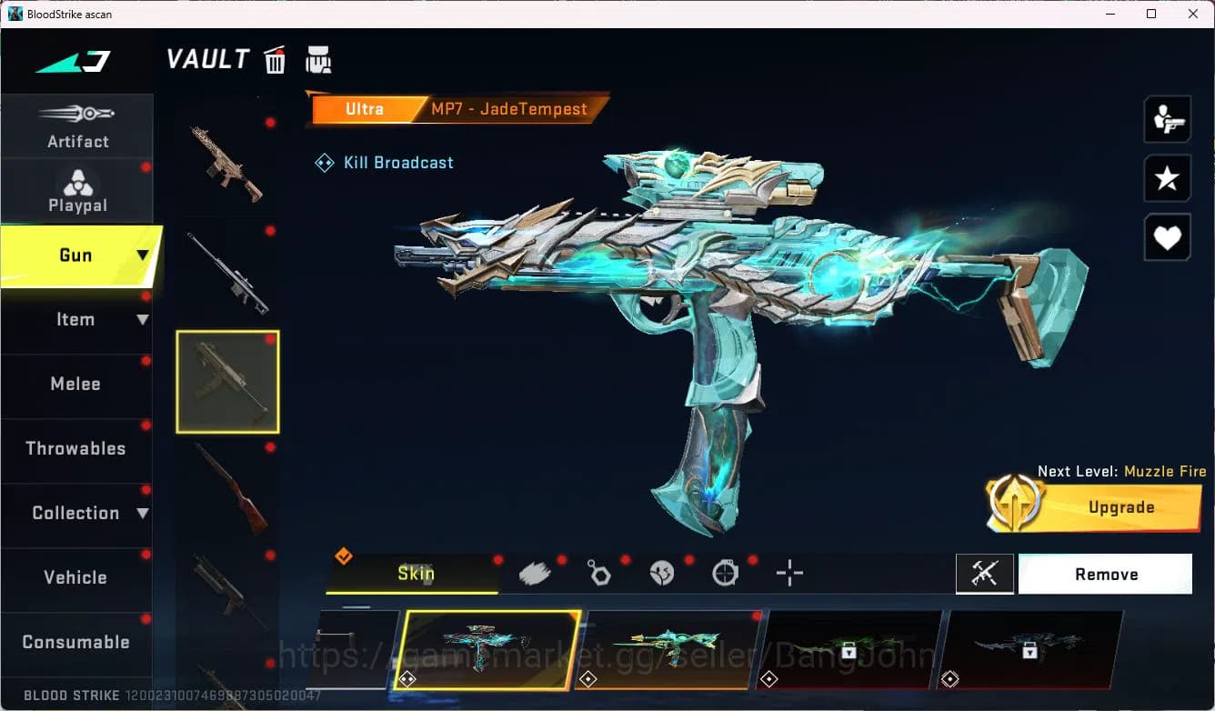 Blood Strike Accounts ASIA|COLLAB,KAR98K,|LIMIT=RPK|ULTRA=MP7,QBZ95,AUG, image 4