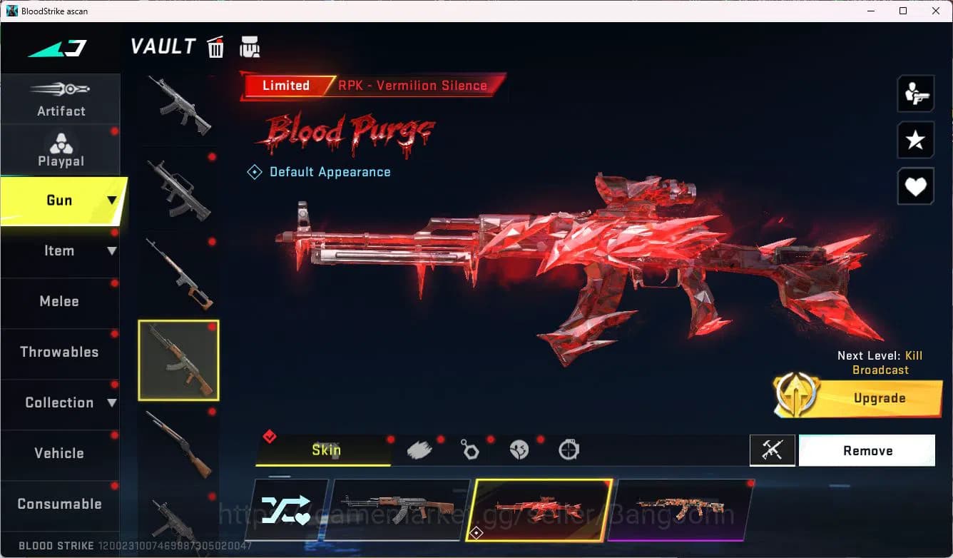 Blood Strike Accounts ASIA|COLLAB,KAR98K,|LIMIT=RPK|ULTRA=MP7,QBZ95,AUG, image 5