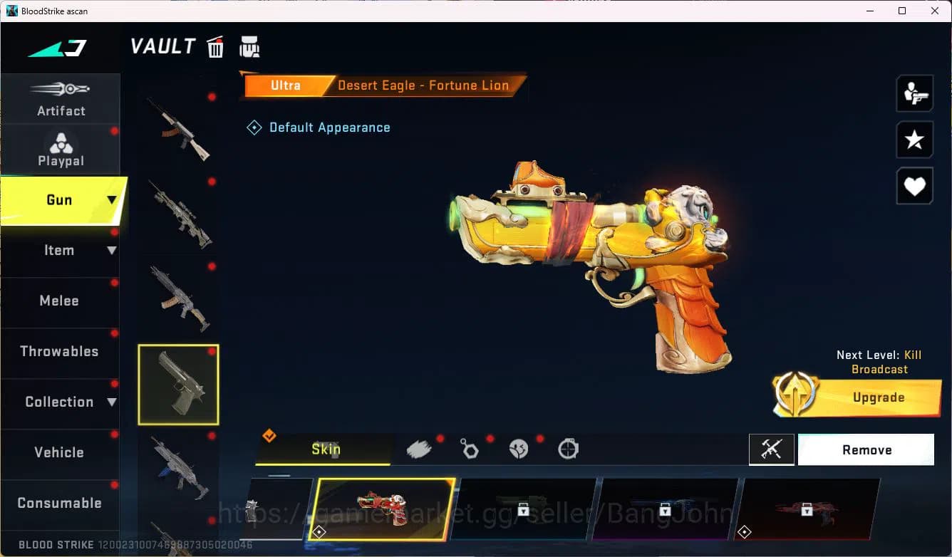 Blood Strike Accounts ASIA|COLLAB,KAR98K,|LIMIT=RPK|ULTRA=MP7,QBZ95,AUG, image 9