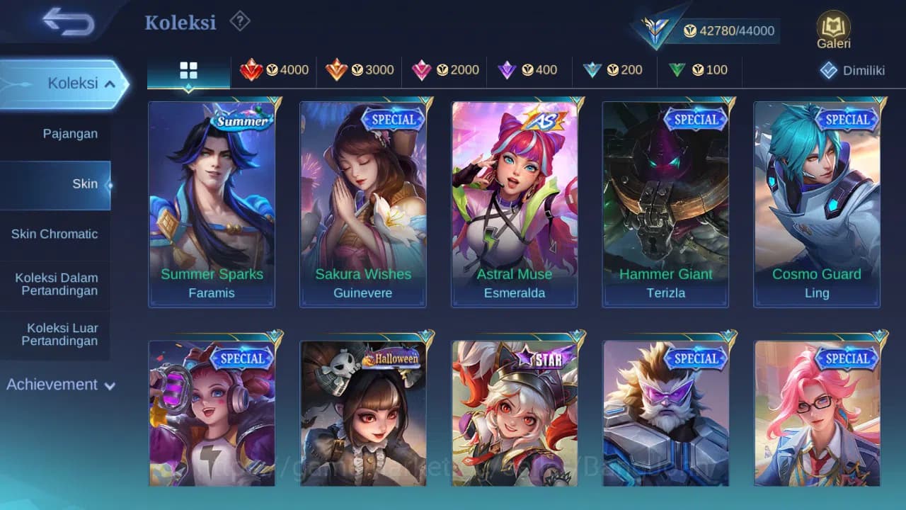 Mobile Legends: Bang Bang Accounts GLOBAL Hero 131 Skin 213 | CC Nata | Blazing Franc image 10