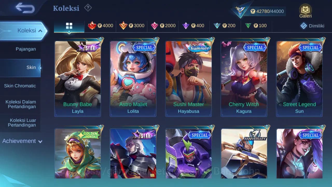 Mobile Legends: Bang Bang Accounts GLOBAL Hero 131 Skin 213 | CC Nata | Blazing Franc image 7