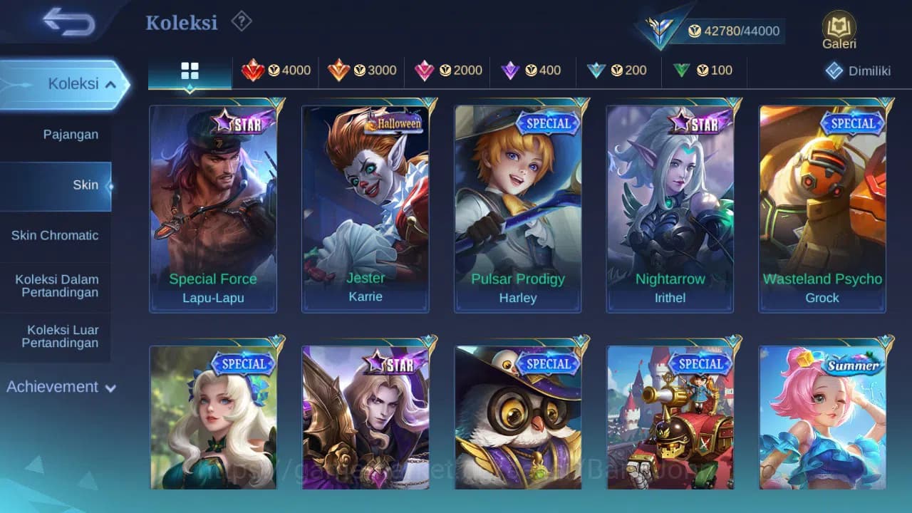 Mobile Legends: Bang Bang Accounts GLOBAL Hero 131 Skin 213 | CC Nata | Blazing Franc image 8