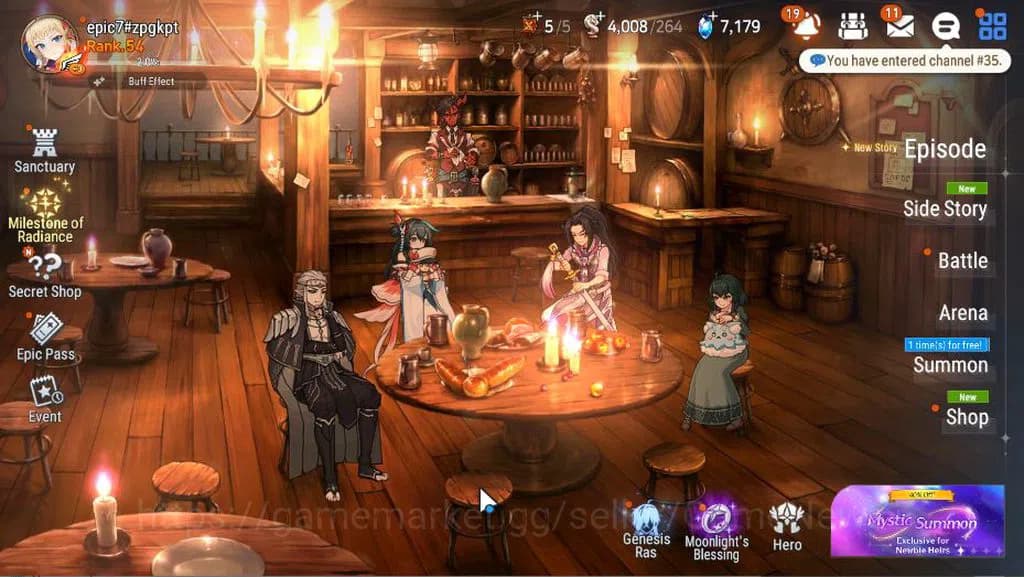 Epic Seven Accounts GLOBAL Unverif|New Era|6 ML(Salome, LOT Scales, AL image 1