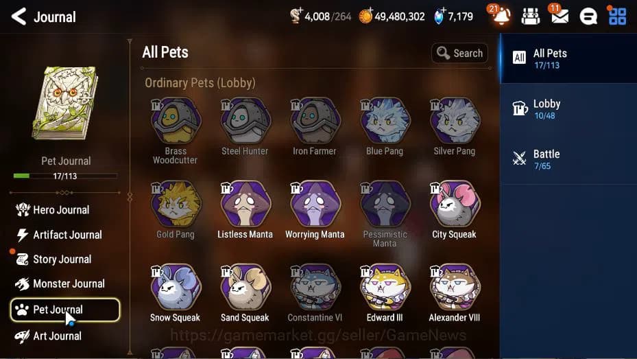 Epic Seven Accounts GLOBAL Unverif|New Era|6 ML(Salome, LOT Scales, AL image 17