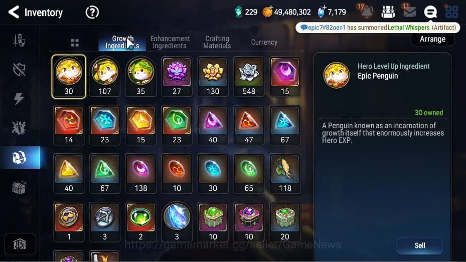 Epic Seven Accounts GLOBAL Unverif|New Era|6 ML(Salome, LOT Scales, AL image 4